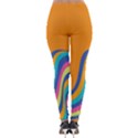 Psychedelic-groovy-pattern Lightweight Velour Leggings View2