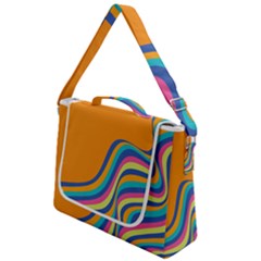 Psychedelic-groovy-pattern Box Up Messenger Bag by designsbymallika