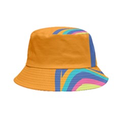 Psychedelic-groovy-pattern Bucket Hat by designsbymallika