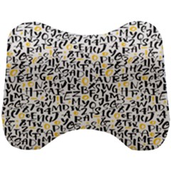 Alphabets Love Head Support Cushion by designsbymallika