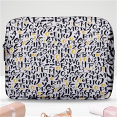 Alphabets Love Make Up Pouch (large) by designsbymallika