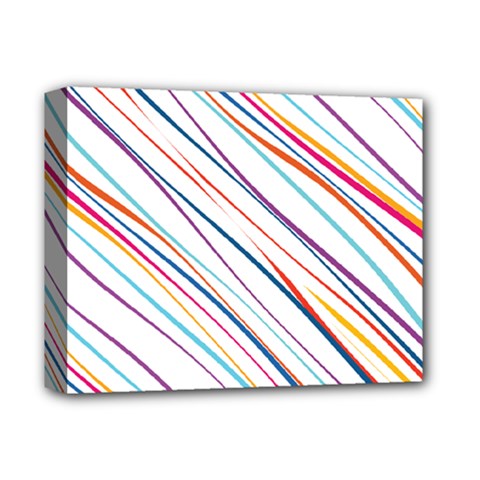 Beautiful Stripes Deluxe Canvas 14  X 11  (stretched) by designsbymallika