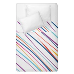 Beautiful Stripes Duvet Cover Double Side (single Size) by designsbymallika