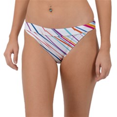 Beautiful Stripes Band Bikini Bottom by designsbymallika