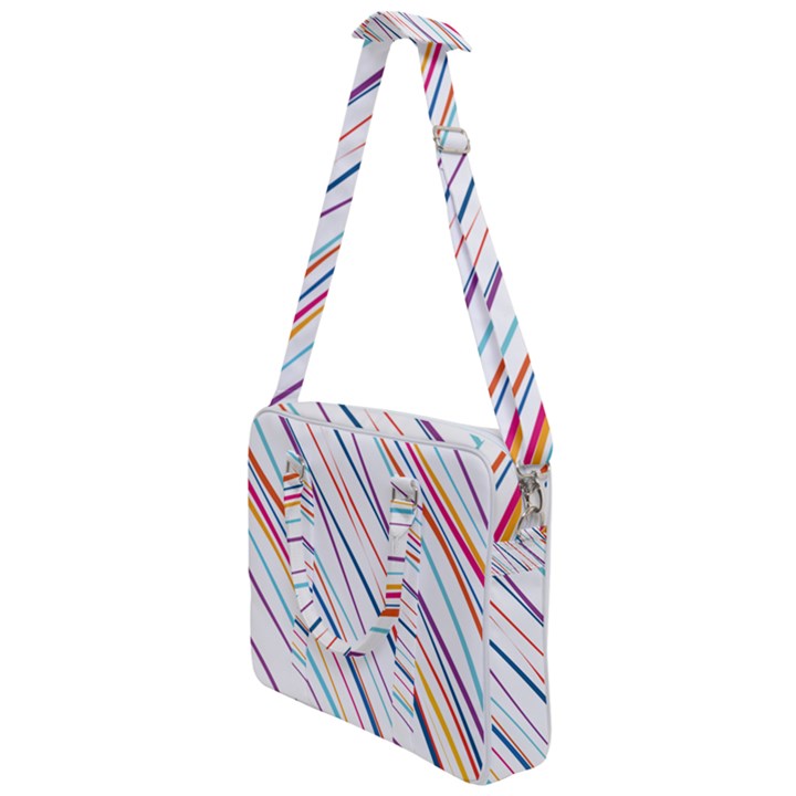 Beautiful Stripes Cross Body Office Bag