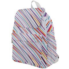 Beautiful Stripes Top Flap Backpack by designsbymallika