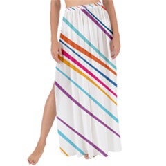 Beautiful Stripes Maxi Chiffon Tie-up Sarong by designsbymallika