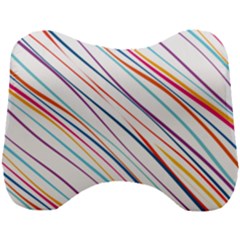 Beautiful Stripes Head Support Cushion by designsbymallika