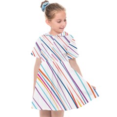 Beautiful Stripes Kids  Sailor Dress by designsbymallika