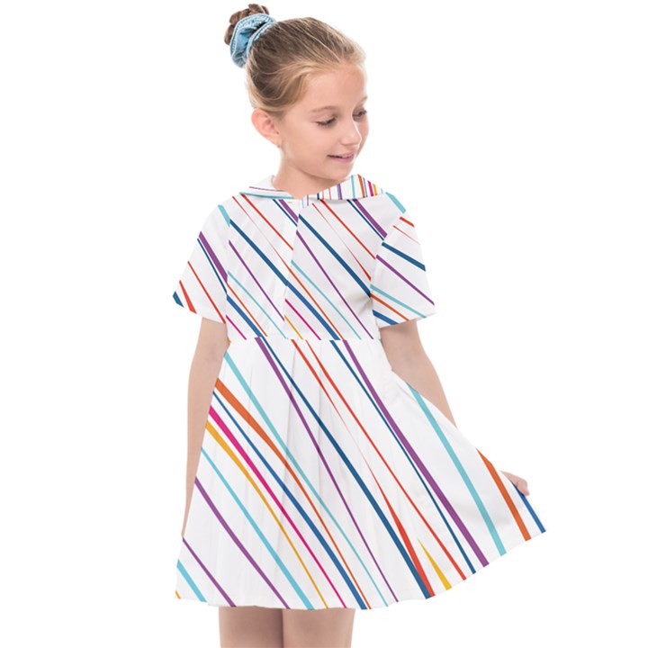 Beautiful Stripes Kids  Sailor Dress