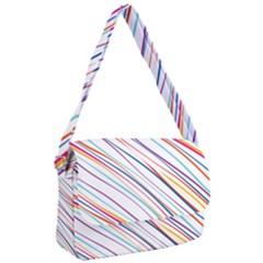 Beautiful Stripes Courier Bag by designsbymallika