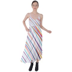 Beautiful Stripes Tie Back Maxi Dress by designsbymallika