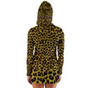 Pattern Leopard Yellow Fur Long Sleeve Hooded T-shirt View2