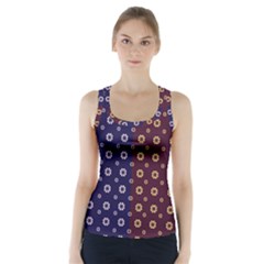 Baatik Print Racer Back Sports Top by designsbymallika