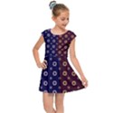 Baatik Print Kids  Cap Sleeve Dress View1