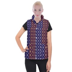 Baatik Print Women s Button Up Vest