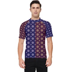 Baatik Print Men s Short Sleeve Rash Guard