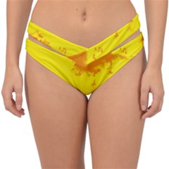 Textureorangejaune Double Strap Halter Bikini Bottom by kcreatif