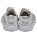 Chevrons Gris/Blanc Kids  Low Top Canvas Sneakers View4