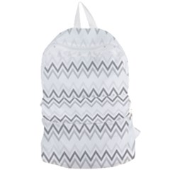 Chevrons Gris/blanc Foldable Lightweight Backpack by kcreatif