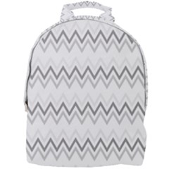 Chevrons Gris/blanc Mini Full Print Backpack by kcreatif