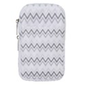 Chevrons Gris/Blanc Waist Pouch (Small) View1