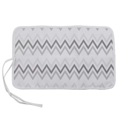 Chevrons Gris/blanc Pen Storage Case (l) by kcreatif