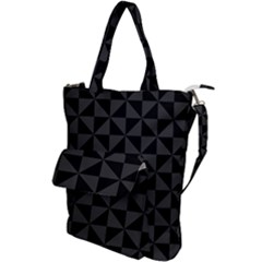 Abstraittrianglesnoir Shoulder Tote Bag by kcreatif