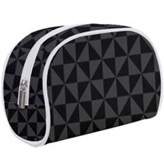 Abstraittrianglesnoir Make Up Case (large) by kcreatif