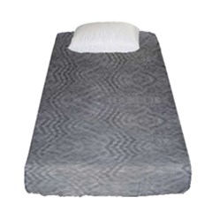 Denimeffetcolorgris65 Fitted Sheet (single Size)