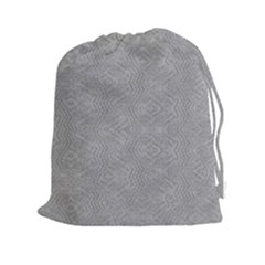 Denimeffetcolorgris65 Drawstring Pouch (2xl) by kcreatif