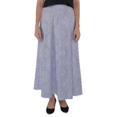 Denimeffetcolorgris65 Flared Maxi Skirt