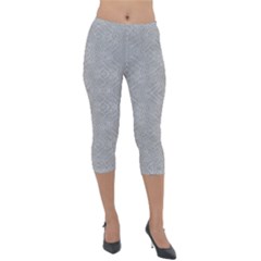 Denimeffetcolorgris65 Lightweight Velour Capri Leggings  by kcreatif