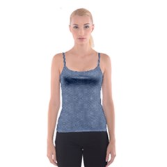 Denimeffetcolorbleu65 Spaghetti Strap Top by kcreatif