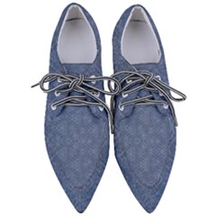 Denimeffetcolorbleu65 Pointed Oxford Shoes by kcreatif