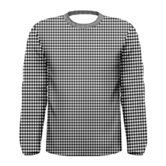 White Dots On Black Men s Long Sleeve Tee