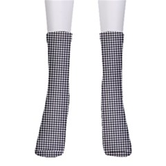 White Dots On Black Men s Crew Socks by JustToWear