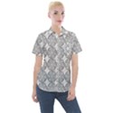 Patternformes1grise Women s Short Sleeve Pocket Shirt View1