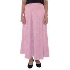 Denimeffetcolorroseclair165 Flared Maxi Skirt by kcreatif