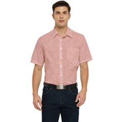 Denimeffetcolorroseclair165 Men s Short Sleeve Pocket Shirt  by kcreatif