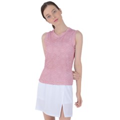 Denimeffetcolorroseclair165 Women s Sleeveless Sports Top by kcreatif