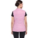 Pink knitted pattern Women s Puffer Vest View2