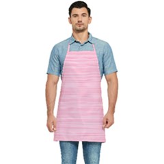 Pink Knitted Pattern Kitchen Apron by goljakoff