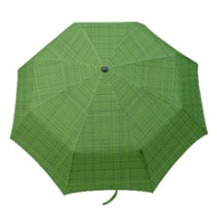 Green Knitted Pattern Folding Umbrellas by goljakoff