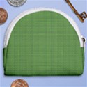 Green knitted pattern Horseshoe Style Canvas Pouch View2