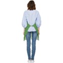 Green knitted pattern Pocket Apron View2