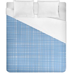 Blue knitted pattern Duvet Cover (California King Size)