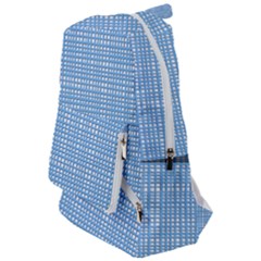 Blue knitted pattern Travelers  Backpack