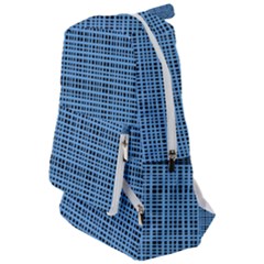 Blue Knitted Pattern Travelers  Backpack by goljakoff