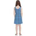 Blue knitted pattern Kids  Lightweight Sleeveless Dress View2